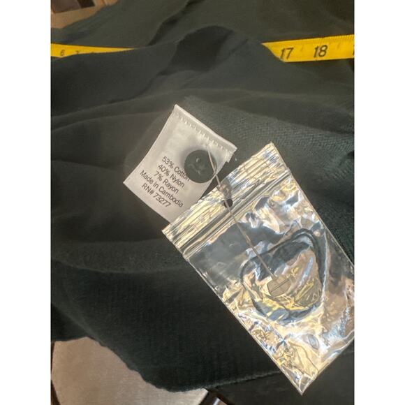 Croft & Barrow The Classic Cardigan Eternity Green Size M - Picture 8 of 9